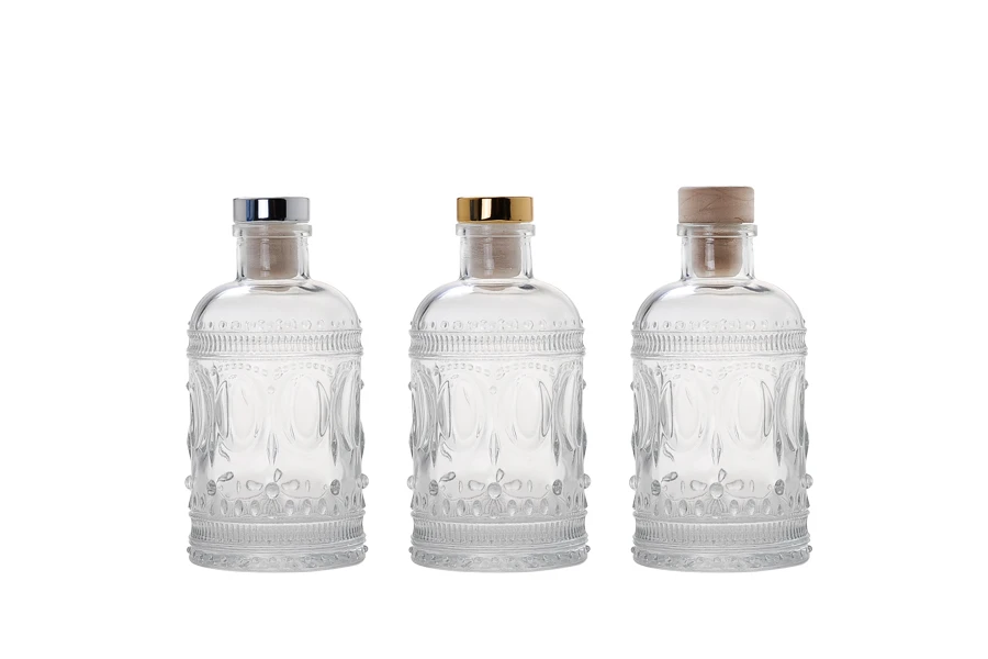Staklena boca 200mL sa reljefom Staklena boca 200mL sa reljefom