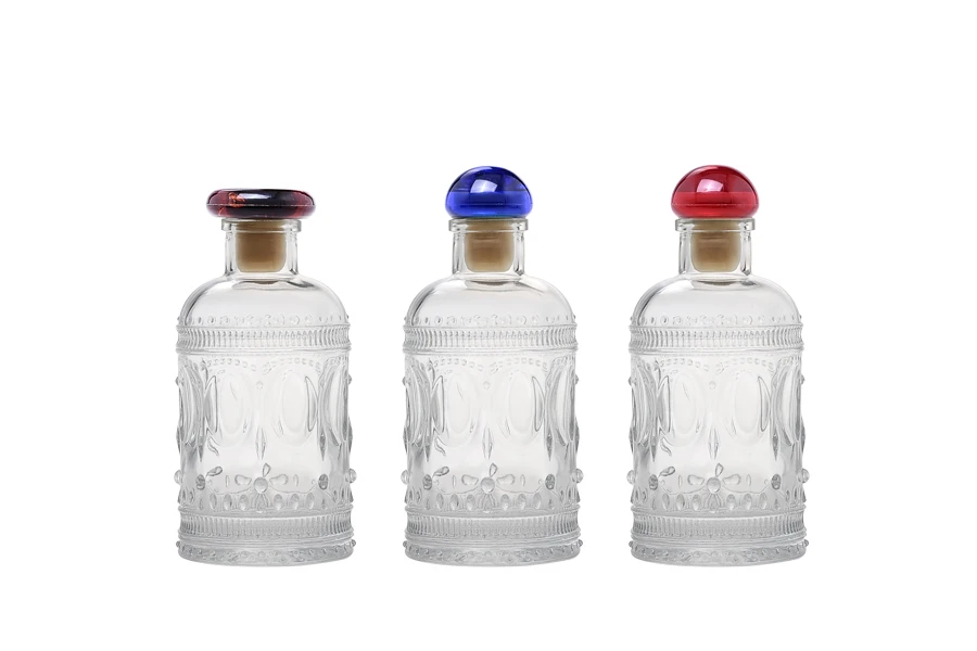 Staklena boca 200mL sa reljefom Staklena boca 200mL sa reljefom