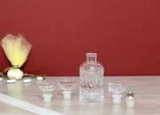 Staklena boca 200mL sa reljefom Staklena boca 200mL sa reljefom