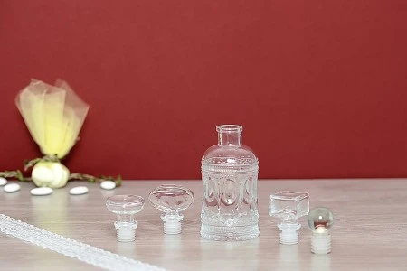 Staklena boca 200mL sa reljefom-7