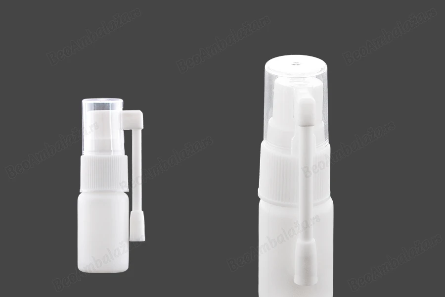 Flašica 10mL sa pumpicom i raspršivačem, za dermatološku i farmaceutsku upotrebu - 12 kom-grupa_slika