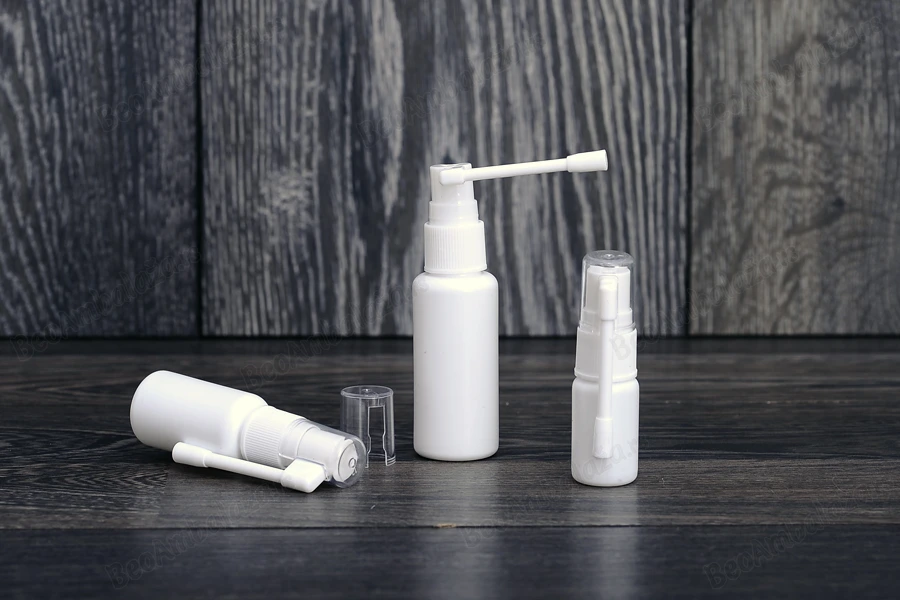 Flašica 10mL sa pumpicom i raspršivačem, za dermatološku i farmaceutsku upotrebu - 12 kom-grupa_slika