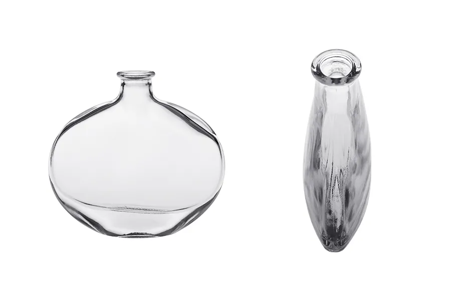 Staklena ovalna providna flaša 250mL-slika_proizvoda