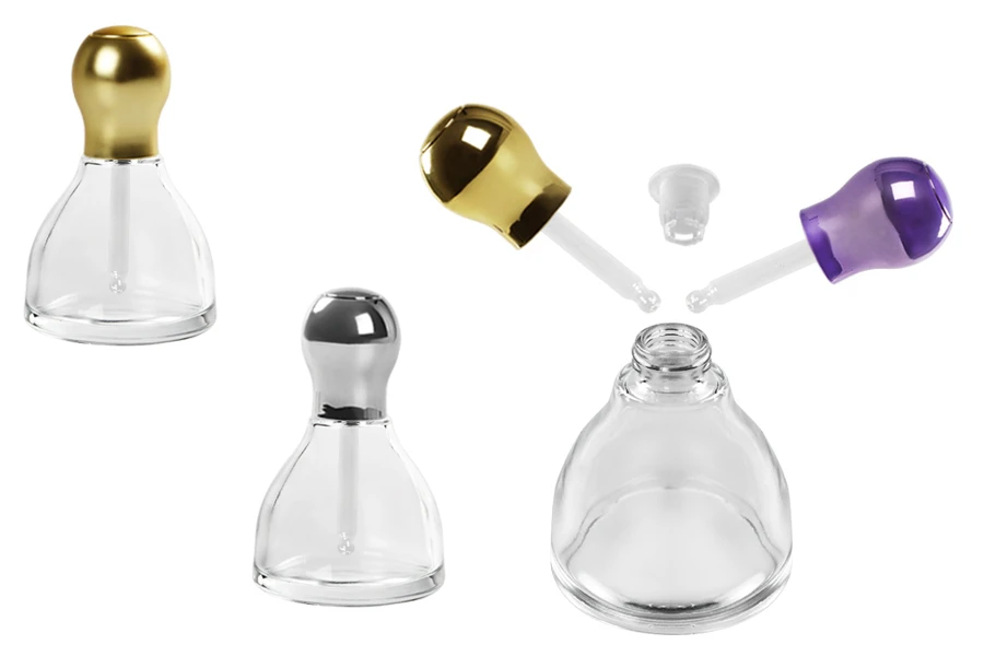 Staklena bočica 50mL sa pipetom i regulatorom protoka u više boja Staklena bočica 50mL sa pipetom i regulatorom protoka u više boja