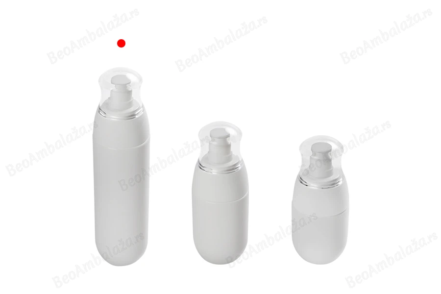 PET flašica 100mL sa belom pumpicom i providnim zatvaračem-grupa_slika