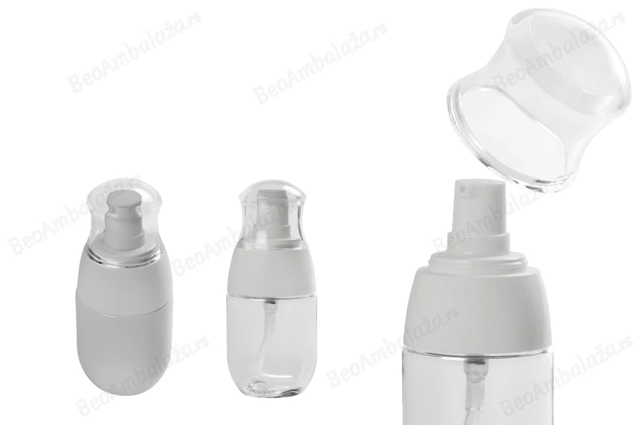 PET bočica 30mL sa belom pumpicom i providnim zatvaračem-slika_proizvoda