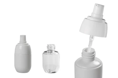 PET bočica 30mL sa belom pumpicom i providnim zatvaračem-5