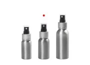 Aluminijumska boca 50mL sa sprejom i providnim zatvaračem - 10 kom