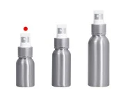 Aluminijumska flaša 30mL sa sprejom i plastičnim zatvaračem - 10 kom