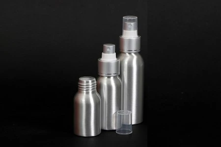 Aluminijumska boca 100mL sa sprejom i providnim zatvaračem - 10 kom-5