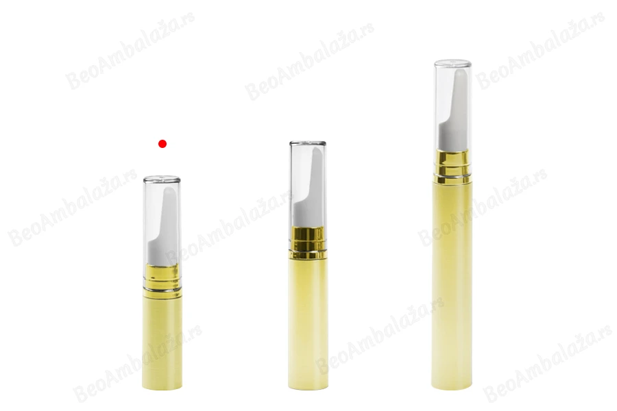 Airless bočica 5mL za serum u zlatnoj ili srebrnoj boji - 12 kom-grupa_slika