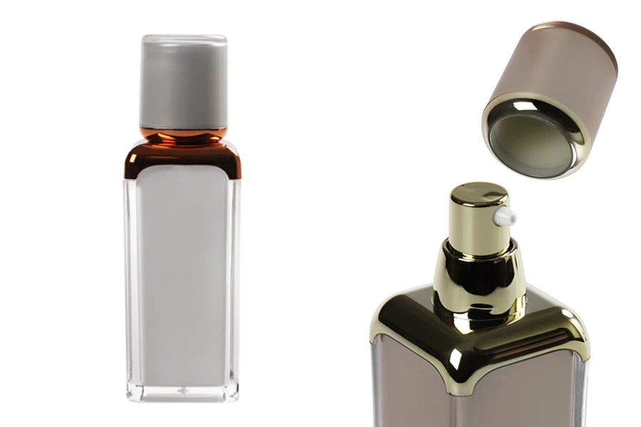 Luksuzna Airless akrilna bočica 30mL za kreme sa pumpicom i zatvaračem-slika_proizvoda