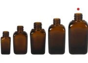 Staklena karamel bočica za etarska ulja 100mL, sa grlom PP18-grupa_slika