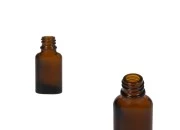 Staklena ovalna karamel bočica za etarska ulja 10mL, sa grlom PP18 Staklena ovalna karamel bočica za etarska ulja 10mL, sa grlom PP18