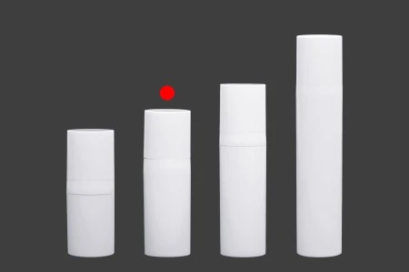 Airless plastična bela bočica 10mL za kreme - 12 kom-5