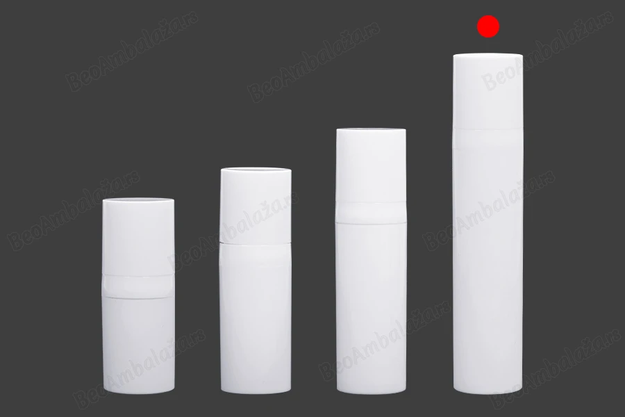 Airless plastična bela bočica 20mL za kreme - 12 kom-grupa_slika