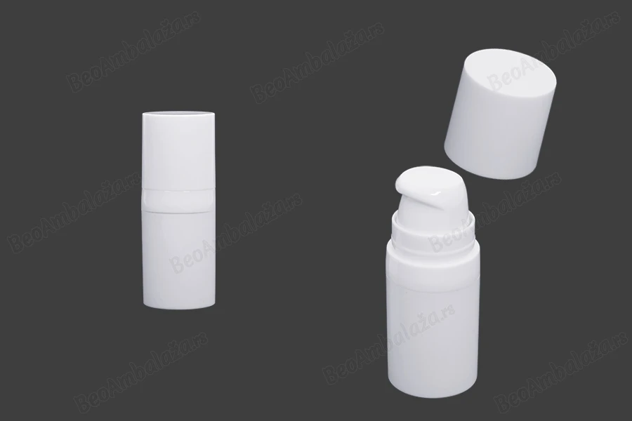 Airless plastična bela bočica 5mL za kreme - 12 kom-slika_proizvoda