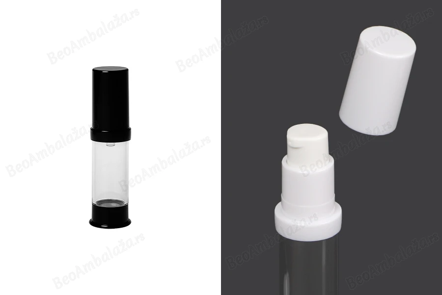 Airless akrilna bočica 5mL za kreme, u dve boje - 12 kom-slika_proizvoda