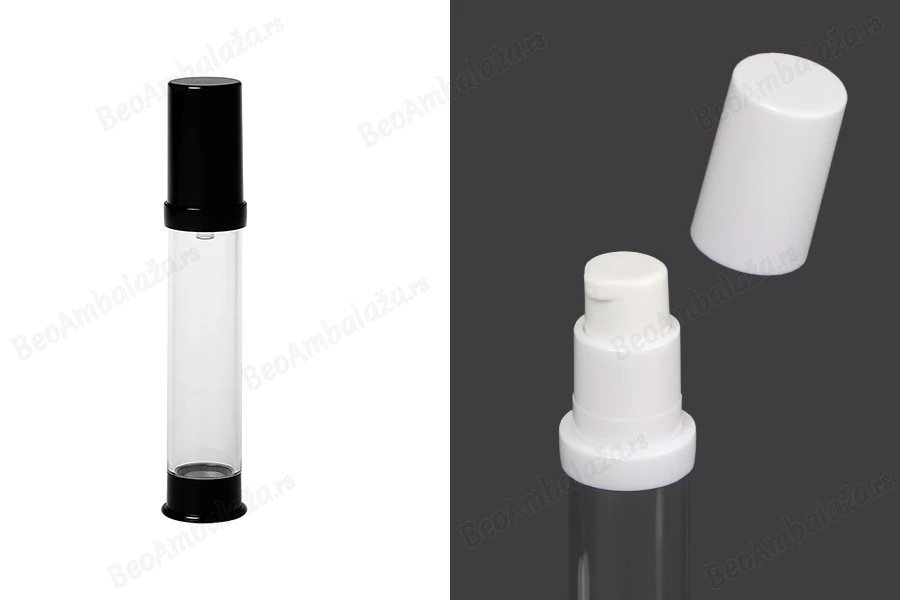 Airless akrilna bočica 15mL za kreme - 12 kom-slika_proizvoda