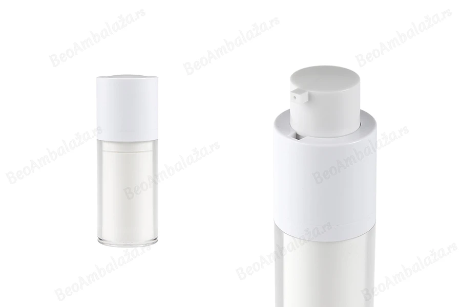 Airless bočica 15mL za kreme, plastična sa spoljašnjom akrilnom futrolom-slika_proizvoda
