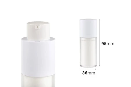 Airless bočica 15mL za kreme, plastična sa spoljašnjom akrilnom futrolom-2