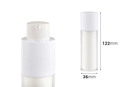 Airless bočica 30mL za kreme, plastična sa spoljašnjom akrilnom futrolom-2