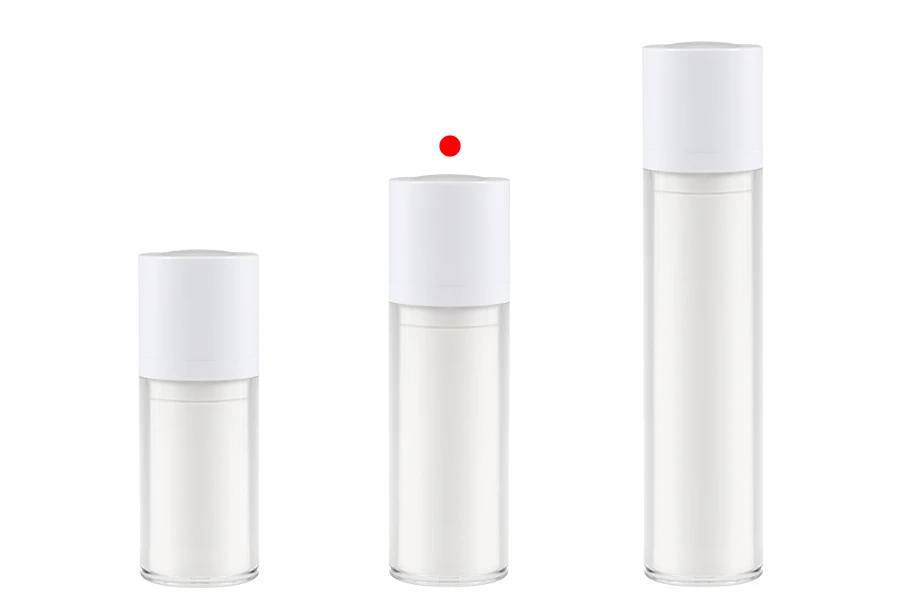 Airless bočica 30mL za kreme, plastična sa spoljašnjom akrilnom futrolom