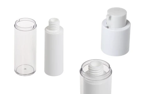 Airless bočica 30mL za kreme, plastična sa spoljašnjom akrilnom futrolom-6