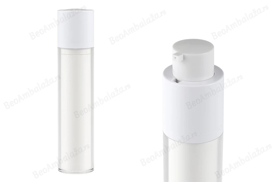 Airless bočica 50mL za kreme, plastična sa spoljašnjom akrilnom futrolom-slika_proizvoda