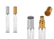Bočica 10mL staklena, četvrtasta, sa poklopcem i aluminijumskim sprejom Bočica 10mL staklena, četvrtasta, sa poklopcem i aluminijumskim sprejom