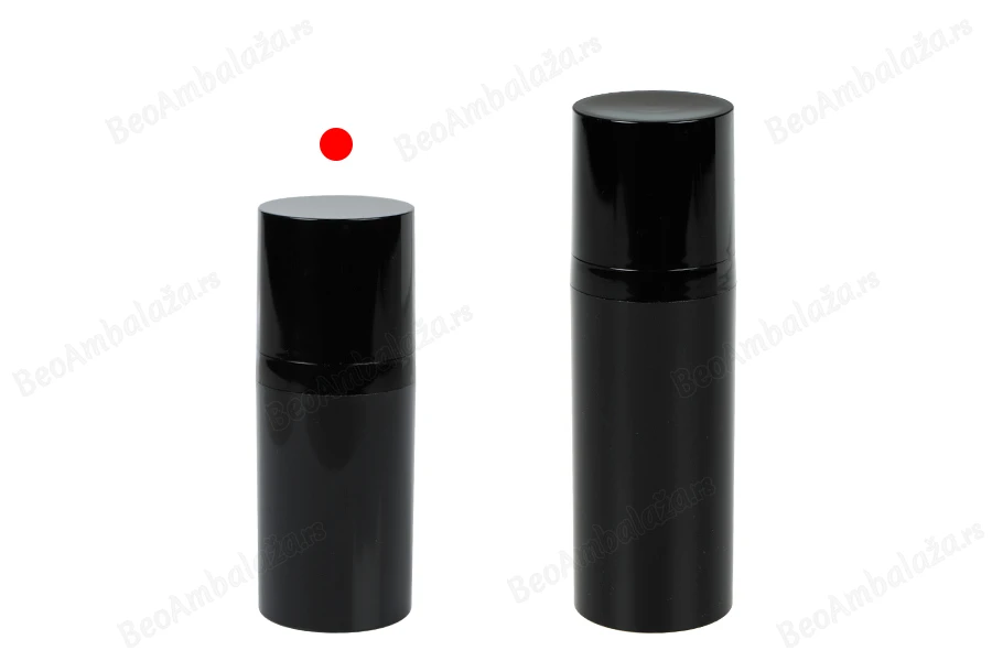 Airless crna plastična bočica 30mL za kreme - 12 kom-grupa_slika