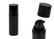 Airless crna plastična bočica 50mL za kreme - 12 kom-slika_proizvoda
