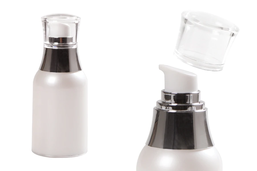 Airless bočica 50mL za kreme sa pumpicom i providnim zatvaračem