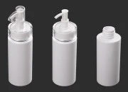 Plastična bela bočica 120mL (PP24) sa pumpicom i zatvaračem, za kremu Plastična bela bočica 120mL (PP24) sa pumpicom i zatvaračem, za kremu