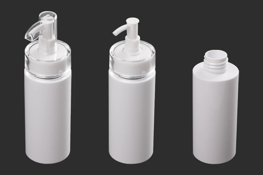 Plastična bela bočica 120mL (PP24) sa pumpicom i zatvaračem, za kremu Plastična bela bočica 120mL (PP24) sa pumpicom i zatvaračem, za kremu