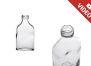 Staklena flašica 100mL u obliku pljoske Staklena flašica 100mL u obliku pljoske-slika_proizvoda