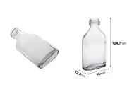 Staklena flašica 100mL u obliku pljoske Staklena flašica 100mL u obliku pljoske-dimenzije_slike