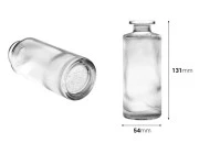 Staklena providna dekorativna bočica 150mL, pogodna za osveživač prostora Staklena providna dekorativna bočica 150mL, pogodna za osveživač prostora