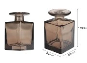 Staklena četvrtasta bočica 150mL u karamel boji, za osveživače prostora Staklena četvrtasta bočica 150mL u karamel boji, za osveživače prostora