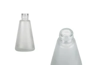 Staklena bočica od peskiranog stakla 50mL konusnog oblika, pogodna za osveživač prostora-slika_proizvoda