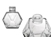 Staklena flašica u obliku dijamanta 100mL pogodna za osveživače prostora Staklena flašica u obliku dijamanta 100mL pogodna za osveživače prostora