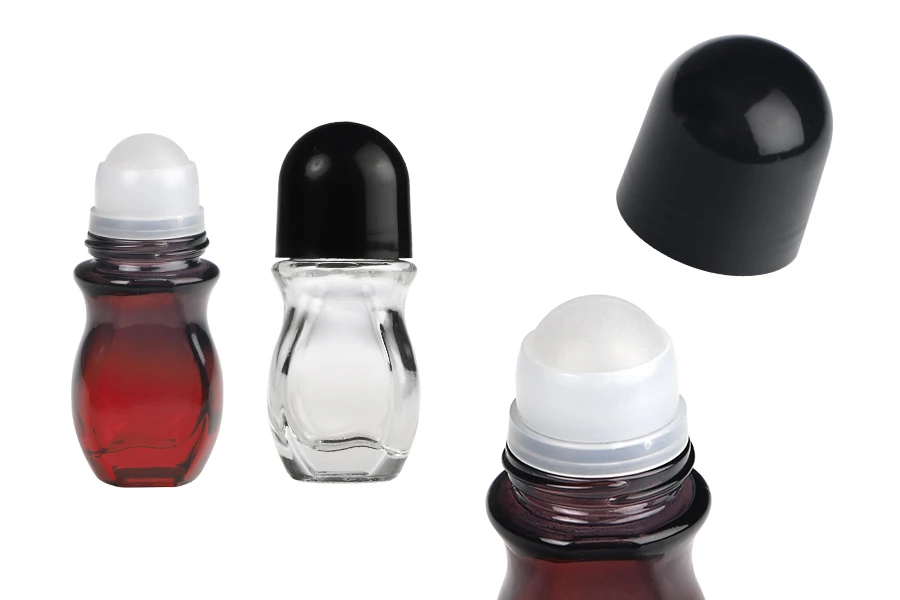 Staklena roll-on bočica 30mL sa crnim plastičnim zatvaračem - 6 kom-slika_proizvoda