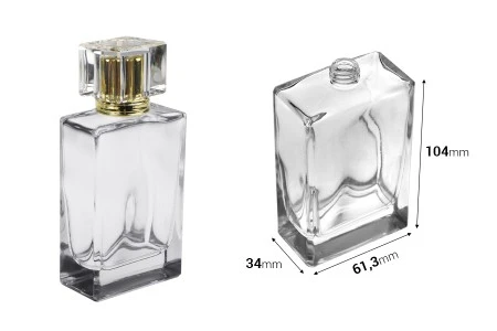 Staklena bočica za parfeme 100mL (15/400) pravougaonog oblika-2