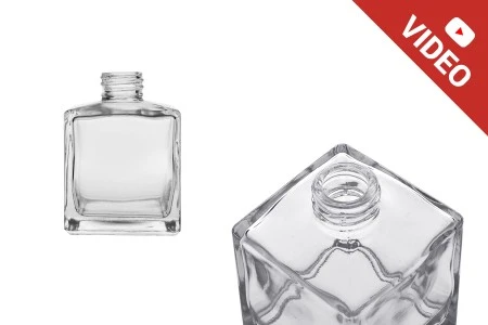 Staklena flaša četvrtasta 200 ml PP 28 – pogodna za osveživače prostora-1
