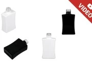 Staklena bočica za parfeme 30mL pravougaona u crnoj ili beloj boji (18/415)