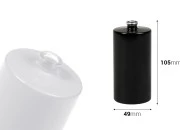 Okrugla flašica za parfem 100mL sa 15 mm „Crimp“ sigurnosnim zatvaranjem u beloj ili crnoj boji