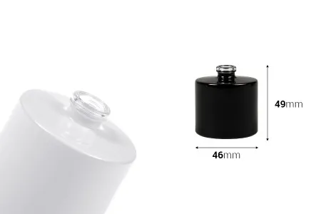 Okrugla flašica za parfem 30mL sa 15 mm „Crimp“ sigurnosnim zatvaranjem u beloj ili crnoj boji-2
