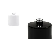 Okrugla flašica za parfem 30mL sa 15 mm „Crimp“ sigurnosnim zatvaranjem u beloj ili crnoj boji Okrugla flašica za parfem 30mL sa 15 mm „Crimp“ sigurnosnim zatvaranjem u beloj ili crnoj boji