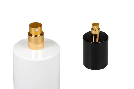 Okrugla flašica za parfem 50mL sa 15 mm „Crimp“ sigurnosnim zatvaranjem u beloj ili crnoj boji-6