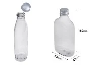 Providna plastična (PET) flaša 350 mL sa aluminijumskim zatvaračem - 6 kom-dimenzije_slike